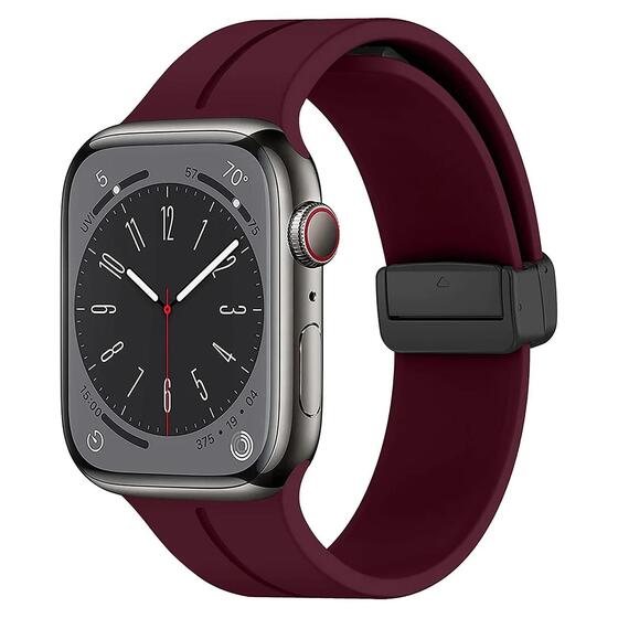 Microsonic Apple Watch Ultra Kordon Ribbon Line Mor