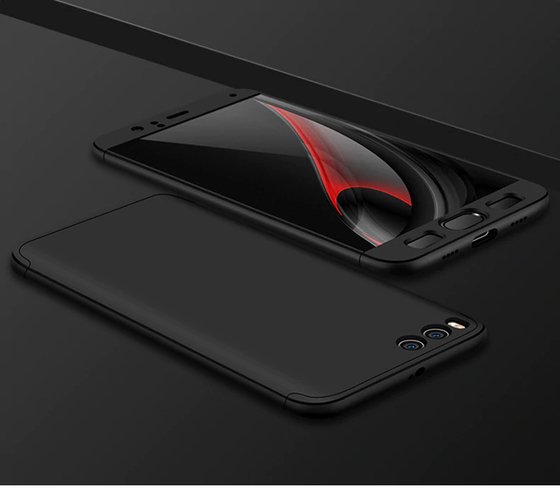 Microsonic Xiaomi Mi6 Kılıf Double Dip 360 Protective Siyah