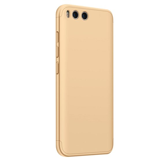 Microsonic Xiaomi Mi6 Kılıf Double Dip 360 Protective Gold