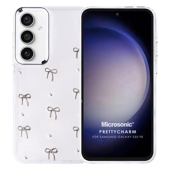 Microsonic Samsung Galaxy S23 FE Kılıf PrettyCharm Bow