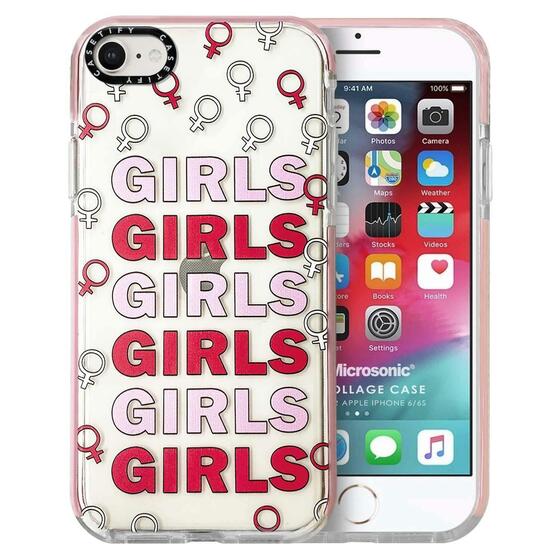 Microsonic Apple iPhone 6S Collage Kılıf Girls