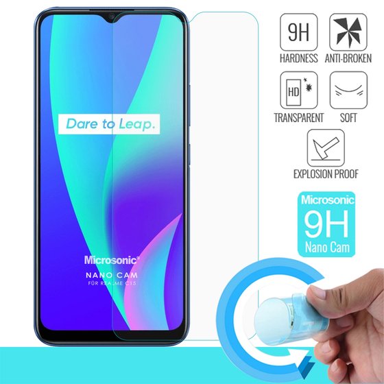 Microsonic Realme C15 Nano Glass Screen Protector