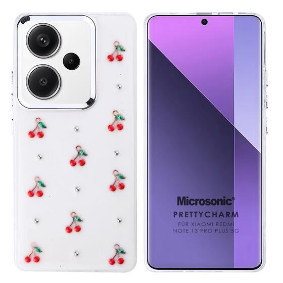 Microsonic Xiaomi Redmi Note 13 Pro Plus 5G Kılıf PrettyCharm Cherry