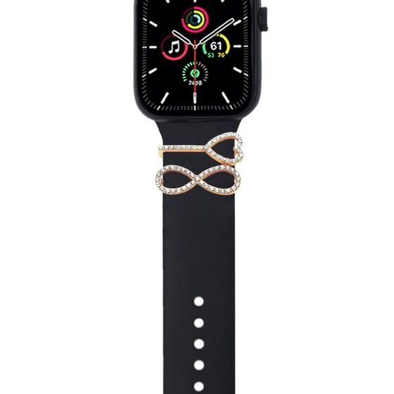 Microsonic Apple Watch 8 45mm Kordon Aksesuarı Infinity Charm