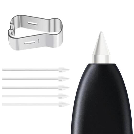 Microsonic Samsung Galaxy Tab S9 Ultra X910 Pencil Uçları 5`li Paket Beyaz