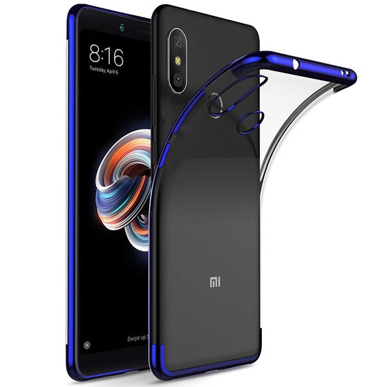 Microsonic Xiaomi Redmi S2 Kılıf Skyfall Transparent Clear Mavi