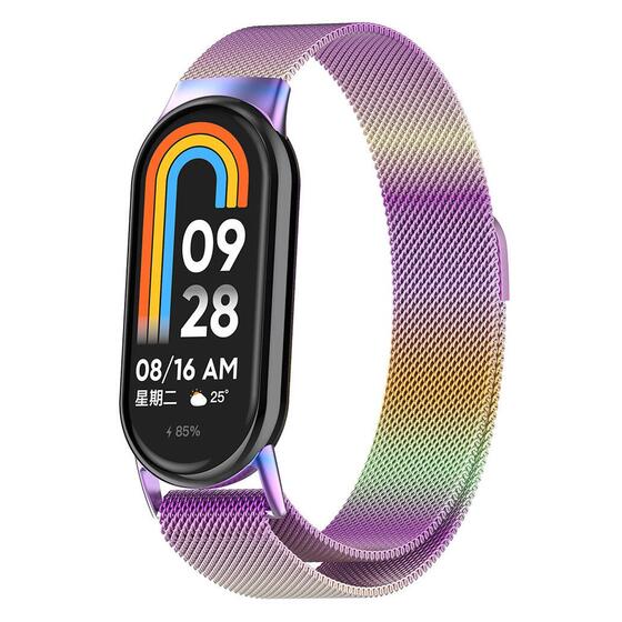 Microsonic Xiaomi Mi Band 9 Milanese Loop Kordon Çok Renkli