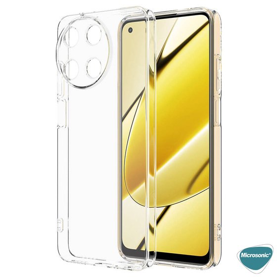 Microsonic Realme 11 4G Kılıf Transparent Soft Şeffaf