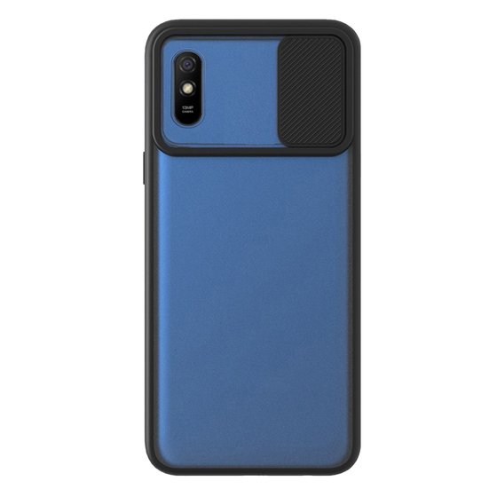 Microsonic Xiaomi Redmi 9A Kılıf Slide Camera Lens Protection Siyah