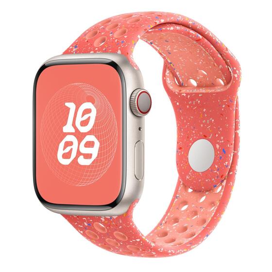 Microsonic Apple Watch Series 9 41mm Kordon Flame Sport Band Yavruağzı