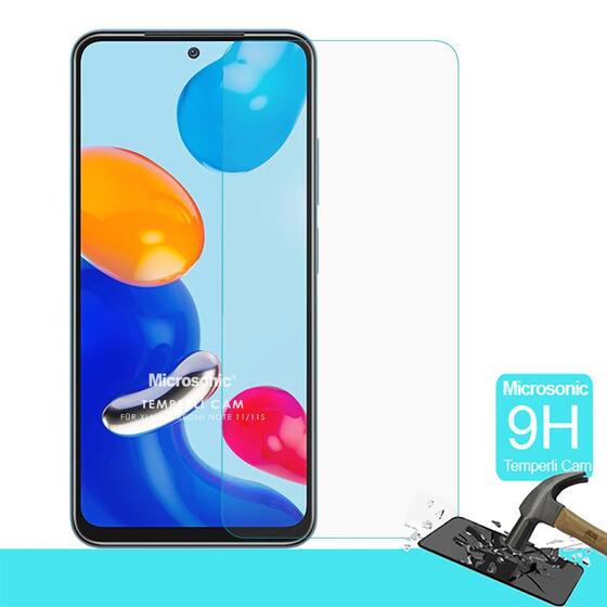 Microsonic Xiaomi Redmi Note 11S Tempered Glass Cam Ekran Koruyucu