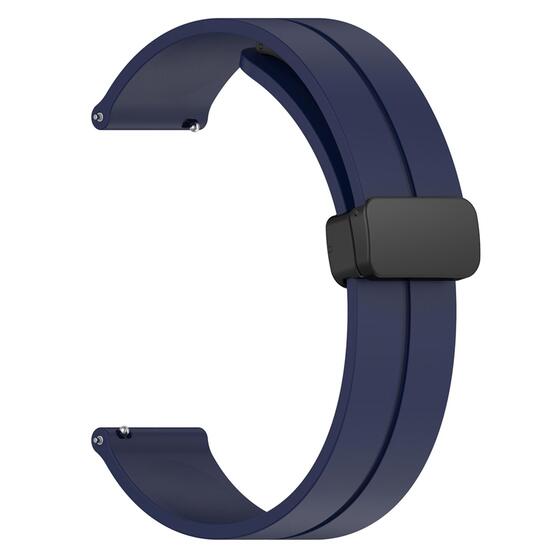 Microsonic Huawei Watch 5 46mm Kordon Ribbon Line Lacivert