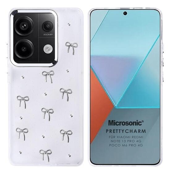 Microsonic Xiaomi Redmi Note 13 Pro 4G Kılıf PrettyCharm Bow