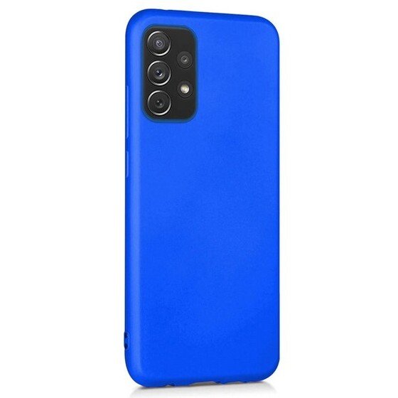 Microsonic Matte Silicone Samsung Galaxy A73 5G Kılıf Mavi