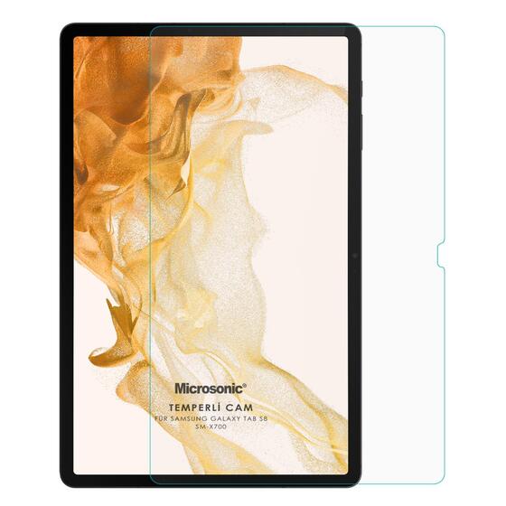 Microsonic Samsung Galaxy Tab S10 FE Tempered Glass Cam Ekran Koruyucu