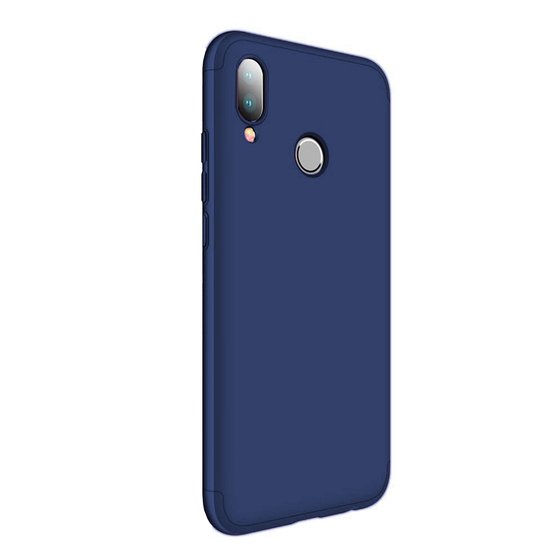 Microsonic Huawei P20 Lite Kılıf Double Dip 360 Protective Lacivert