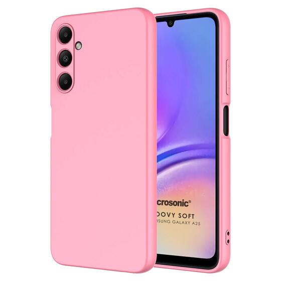 Microsonic Samsung Galaxy A25 Kılıf Groovy Soft Pembe