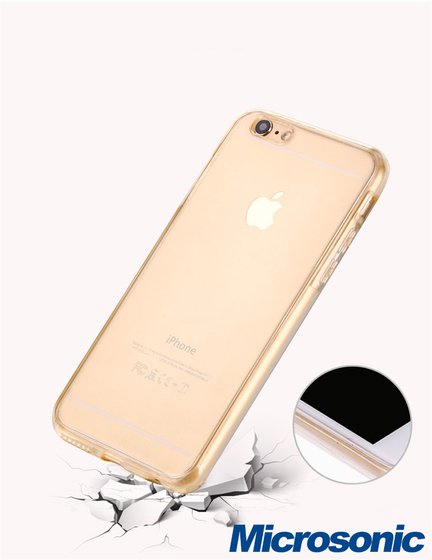 Microsonic iPhone 6S Kılıf 6 tarafı tam full koruma 360 Clear Soft Şeffaf