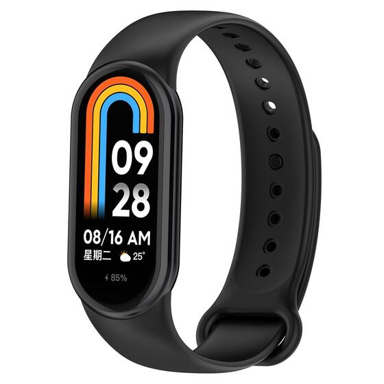 Microsonic Xiaomi Mi Band 9 Silikon Kordon Siyah