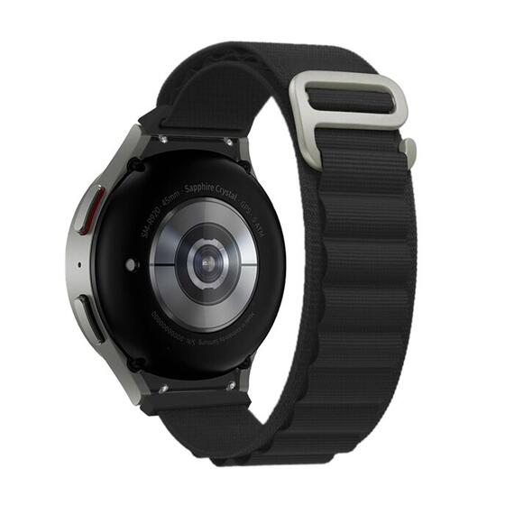 Microsonic Huawei Watch 5 46mm Kordon Alpine Loop Siyah