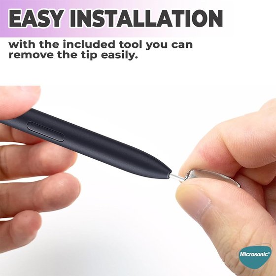Microsonic Samsung Galaxy Note 10 Plus Pencil Uçları 5`li Paket Beyaz