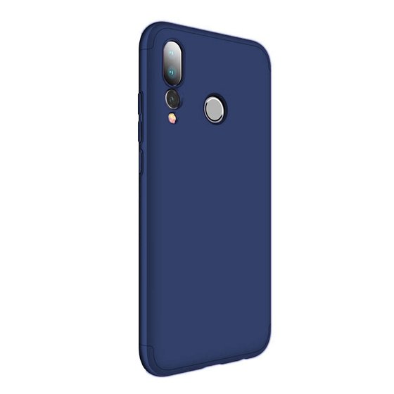 Microsonic Huawei P20 Pro Kılıf Double Dip 360 Protective Lacivert