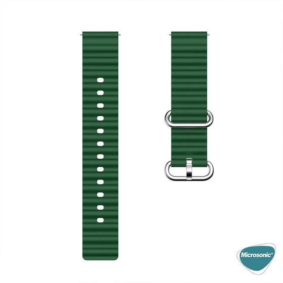 Microsonic Huawei Watch 5 46mm Kordon Ocean Band Yeşil