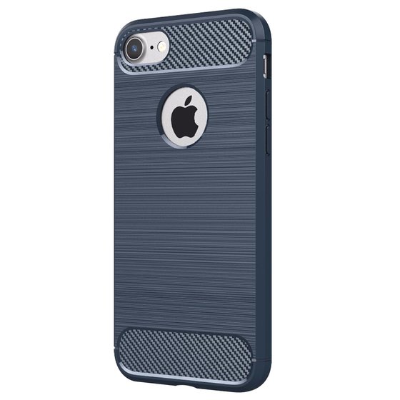 Microsonic Apple iPhone 7 Kılıf Room Silikon Lacivert