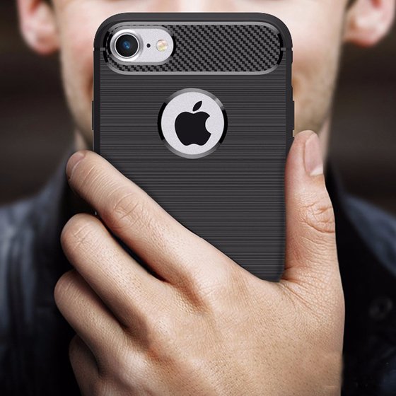 Microsonic Apple iPhone 7 Kılıf Room Silikon Lacivert
