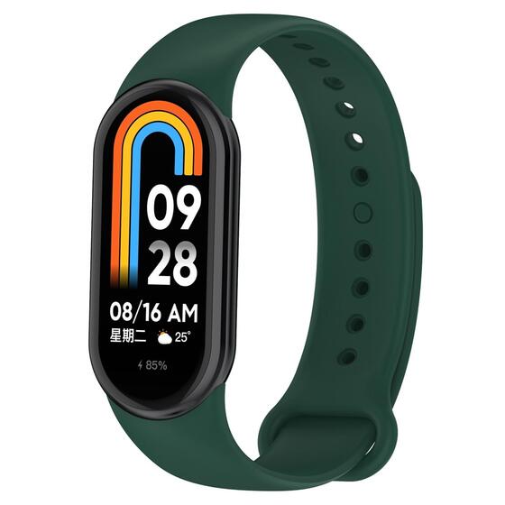 Microsonic Xiaomi Mi Band 9 Silikon Kordon Koyu Yeşil