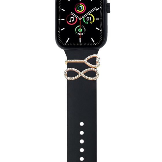 Microsonic Apple Watch 5 44mm Kordon Aksesuarı Infinity Charm