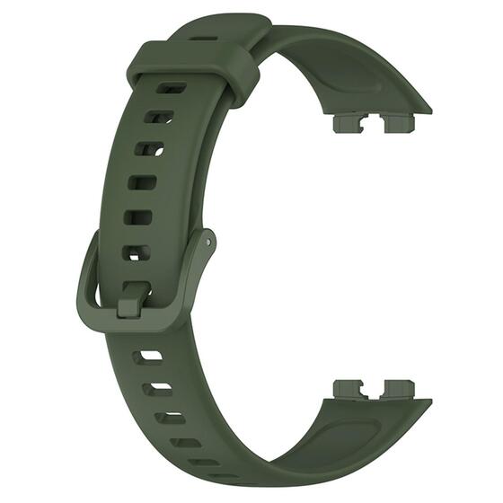 Microsonic Huawei Band 10 Kordon, Silicone Sport Band Yeşil