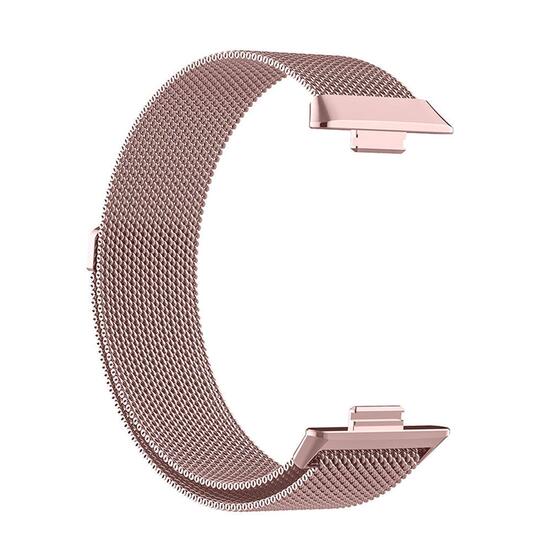 Microsonic Huawei Watch Fit 4 Milanese Loop Kordon Rose Gold