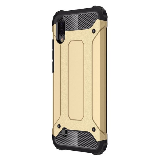 Microsonic Samsung Galaxy M10 Kılıf Rugged Armor Gold