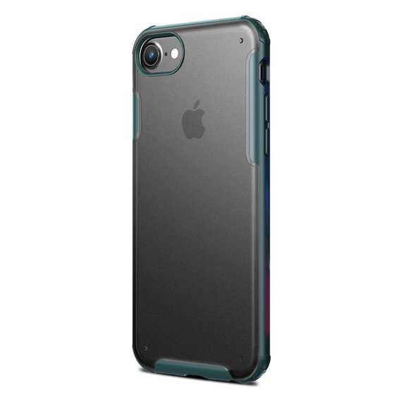 Microsonic Apple iPhone 7 Kılıf Frosted Frame Yeşil