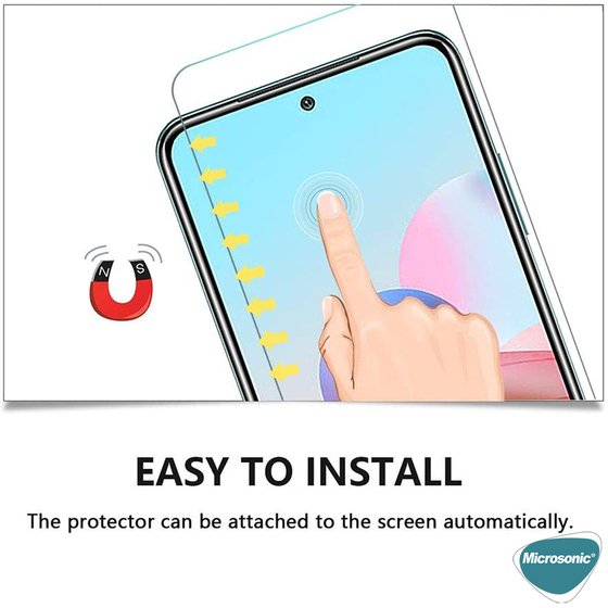 Microsonic Xiaomi Poco X6 Pro 5G Tempered Glass Cam Ekran Koruyucu