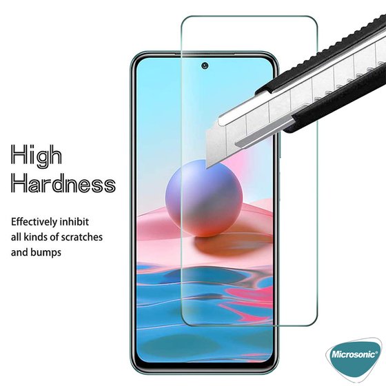 Microsonic Xiaomi Poco X6 Pro 5G Tempered Glass Cam Ekran Koruyucu