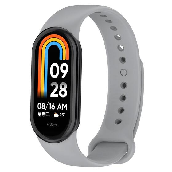 Microsonic Xiaomi Mi Band 9 Silikon Kordon Gri