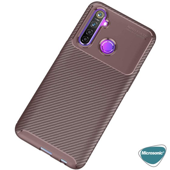 Microsonic Realme 5i Kılıf Legion Series Kahverengi