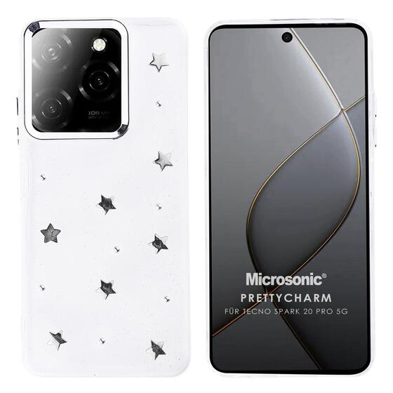 Microsonic TECNO Spark 20 Pro Kılıf PrettyCharm Star