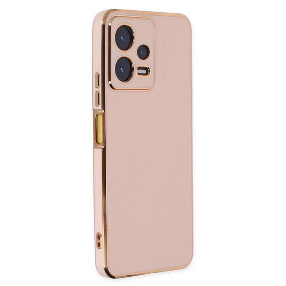 Microsonic Xiaomi Redmi Note 12 Pro Kılıf Olive Plated Pembe