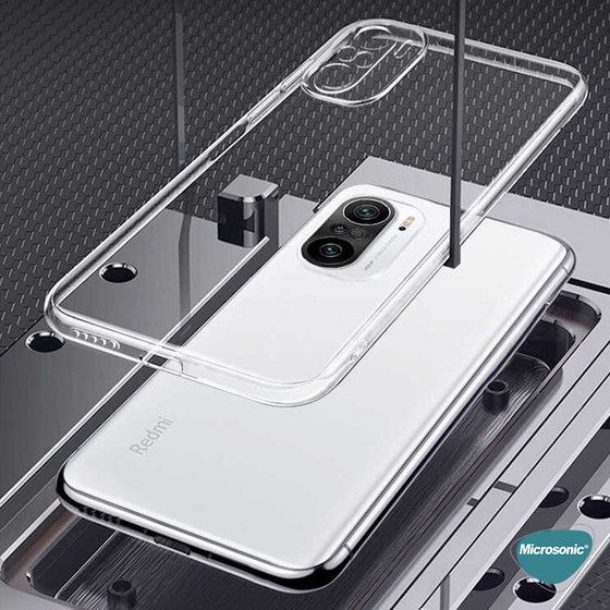 Microsonic Xiaomi Poco M5s Kılıf Transparent Soft Beyaz