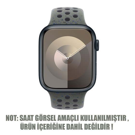 Microsonic Apple Watch Series 8 45mm Kordon Flame Sport Band Yeşil