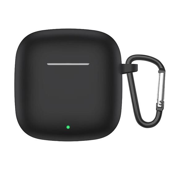 Microsonic Xiaomi Redmi Buds 3 Kılıf Askılı Mat Silikon Siyah