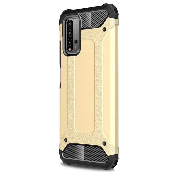 Microsonic Xiaomi Redmi 9T Kılıf Rugged Armor Gold