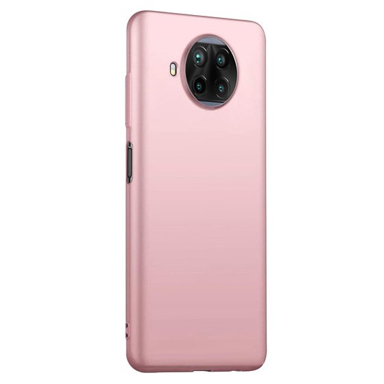 Microsonic Matte Silicone Xiaomi Redmi Note 9 Pro 5G Kılıf Rose Gold