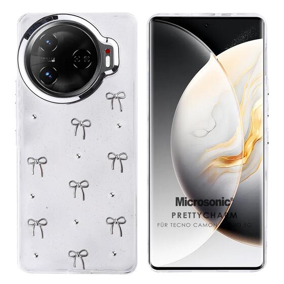 Microsonic TECNO Camon 30 Pro 5G Kılıf PrettyCharm Bow