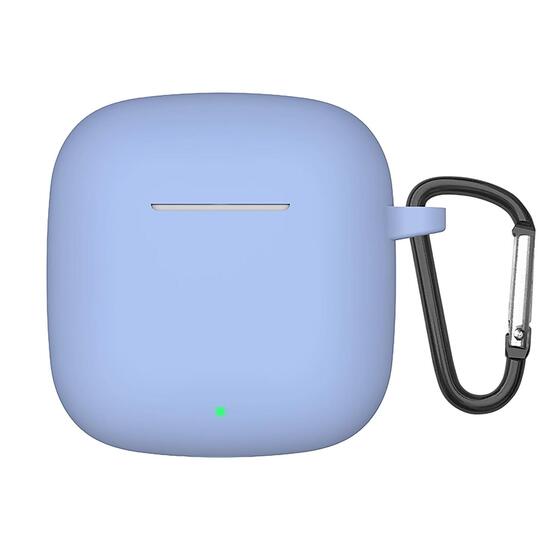 Microsonic Xiaomi Redmi Buds 3 Kılıf Askılı Mat Silikon Mavi