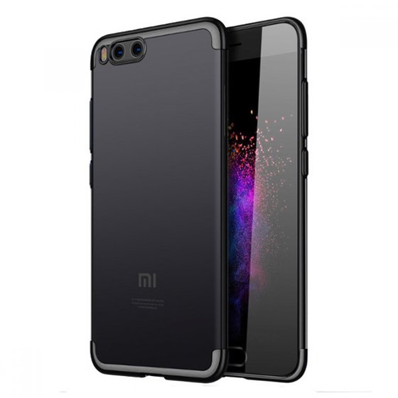 Microsonic Xiaomi Mi6 Kılıf Skyfall Transparent Clear Siyah