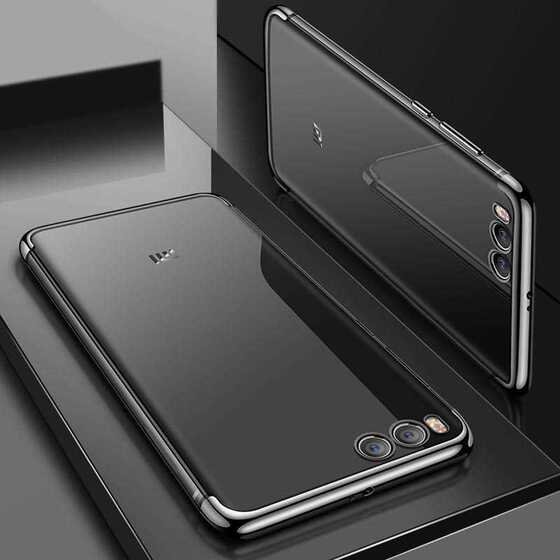 Microsonic Xiaomi Mi6 Kılıf Skyfall Transparent Clear Siyah